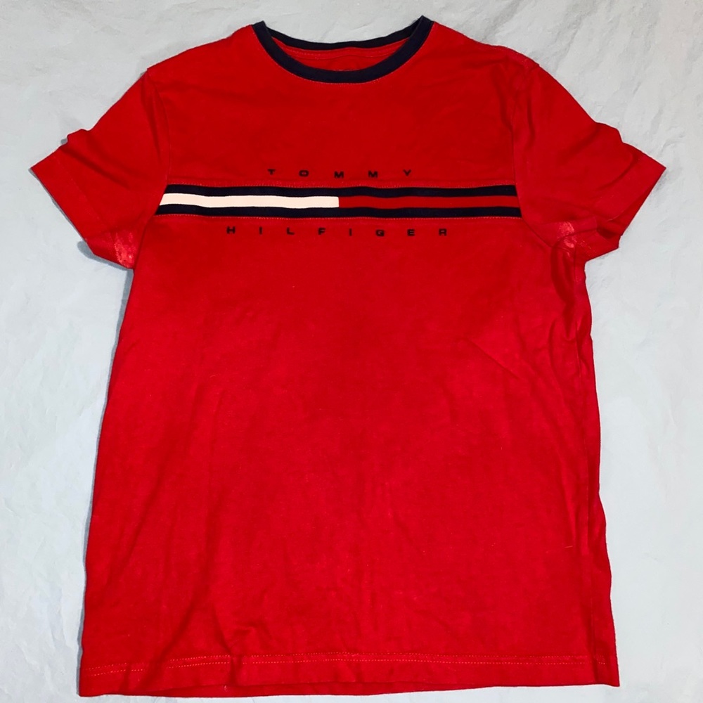 Red Tommy Hilfiger Shirt